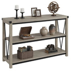 Farmhouse Entryway Table,47 Inch Narrow Long Console Table with Storage