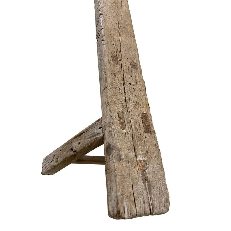 Banc Noodle en bois recyclé – Bois naturel vieilli – Plusieurs tailles