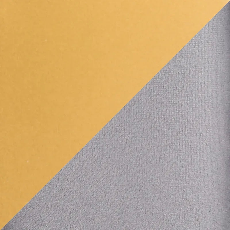 Tête de lit King size en velours capitonné avec motifs verticaux et cadre en métal doré – Crème / Noir / Gris / Vert Sauge