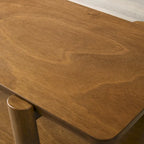 Table basse avec étagère en bois Metz Roundhill Furniture, style moderne du milieu du siècle