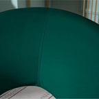 Fauteuil d'appoint en velours avec piètement luge en métal doré – Gris / Bleu / Rose / Vert – 1 place
