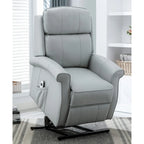 Fauteuil releveur traditionnel 3 positions avec télécommande filaire – Bleu / Rouge / Noir / Marron / Gris tourterelle – 1 place
