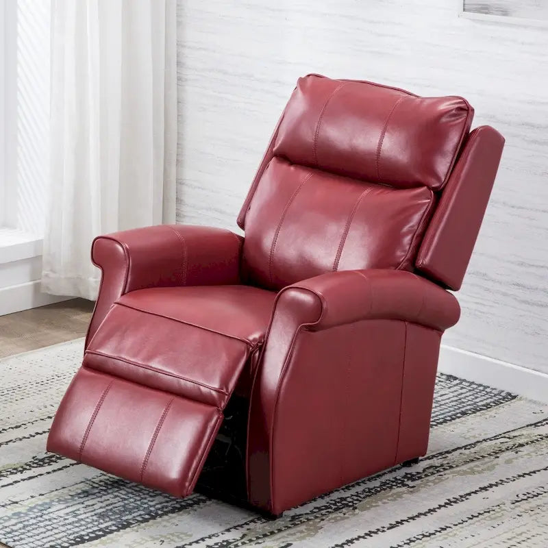 Fauteuil releveur traditionnel 3 positions avec télécommande filaire – Bleu / Rouge / Noir / Marron / Gris tourterelle – 1 place