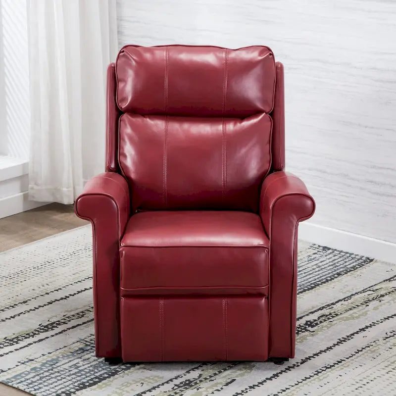 Fauteuil releveur traditionnel 3 positions avec télécommande filaire – Bleu / Rouge / Noir / Marron / Gris tourterelle – 1 place