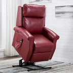 Fauteuil releveur traditionnel 3 positions avec télécommande filaire – Bleu / Rouge / Noir / Marron / Gris tourterelle – 1 place
