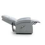 Fauteuil releveur traditionnel 3 positions avec télécommande filaire – Bleu / Rouge / Noir / Marron / Gris tourterelle – 1 place