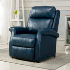 Fauteuil releveur traditionnel 3 positions avec télécommande filaire – Bleu / Rouge / Noir / Marron / Gris tourterelle – 1 place