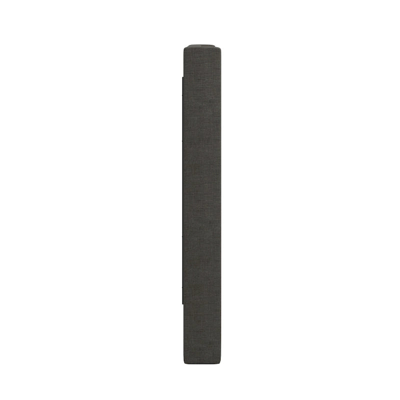 Tête de lit en lin avec oreilles et capitonnage – Beige / Gris / Gris foncé – Queen / King – Haute ou Extra Haute