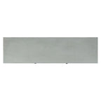 Console de ferme avec 2 tiroirs et 2 portes – Gris vieilli / Noir / Greige / Blanc vieilli
