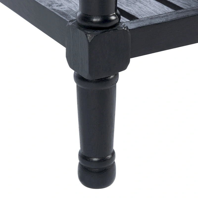 Console de ferme avec 2 tiroirs et 2 portes – Gris vieilli / Noir / Greige / Blanc vieilli