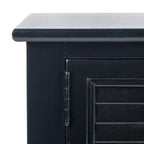 Console de ferme avec 2 tiroirs et 2 portes – Gris vieilli / Noir / Greige / Blanc vieilli