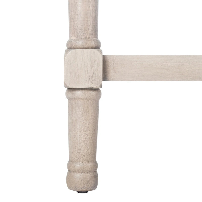 Console de ferme avec 2 tiroirs et 2 portes – Gris vieilli / Noir / Greige / Blanc vieilli