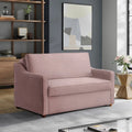 Canapé-lit convertible avec lit gigogne et mode chaise longue – Mauve / Sauge – 2 places / Couchage