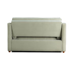 Canapé-lit convertible avec lit gigogne et mode chaise longue – Mauve / Sauge – 2 places / Couchage