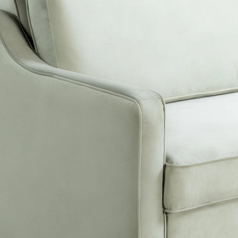Canapé-lit convertible avec lit gigogne et mode chaise longue – Mauve / Sauge – 2 places / Couchage