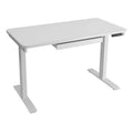 Bureau debout électrique réglable en hauteur avec tiroir et port USB – Blanc / Graphite / Noyer / Noir – 1 personne