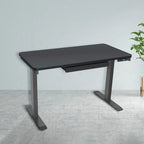 Bureau debout électrique réglable en hauteur avec tiroir et port USB – Blanc / Graphite / Noyer / Noir – 1 personne